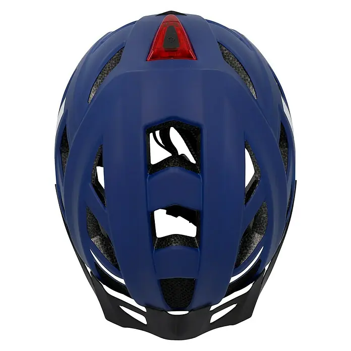 Fischer Fahrradhelm Urban Plus Boston - S/M 52 - 59 cm, Blau - Draufsicht