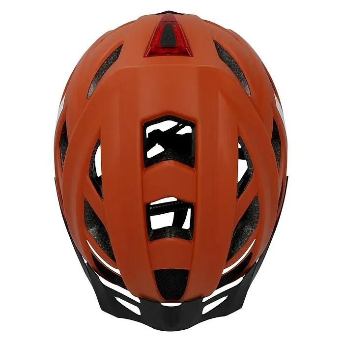 Fischer Fahrradhelm Urban Plus Miami - L/XL 58 - 61 cm, Braun - Draufsicht
