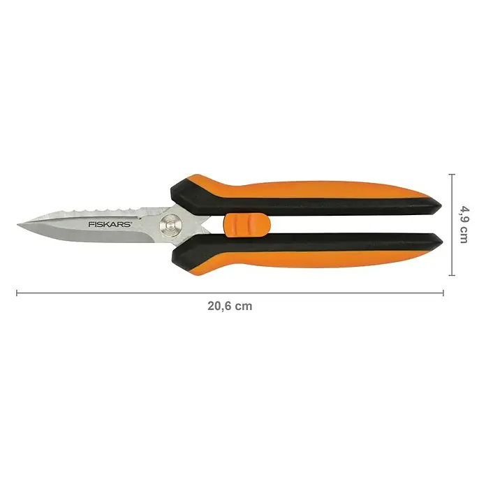 Fiskars Solid Mehrzweck-Schere SP320 - Länge: 20,6 cm - Skizze