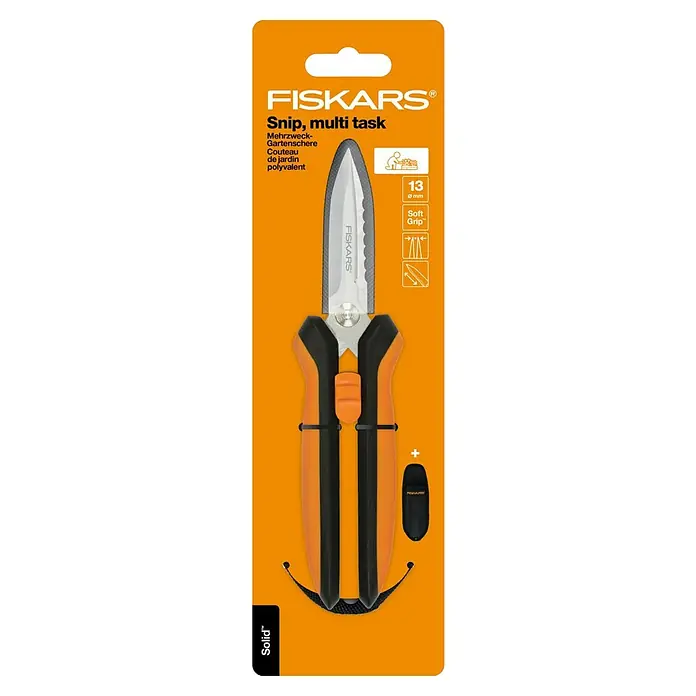 Fiskars Solid Mehrzweck-Schere SP320 - Länge: 20,6 cm - Vorderansicht