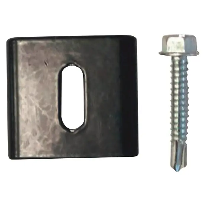Reta Spojnica za ograde M - Metal, 50 x 50 mm - Pogled sprijeda