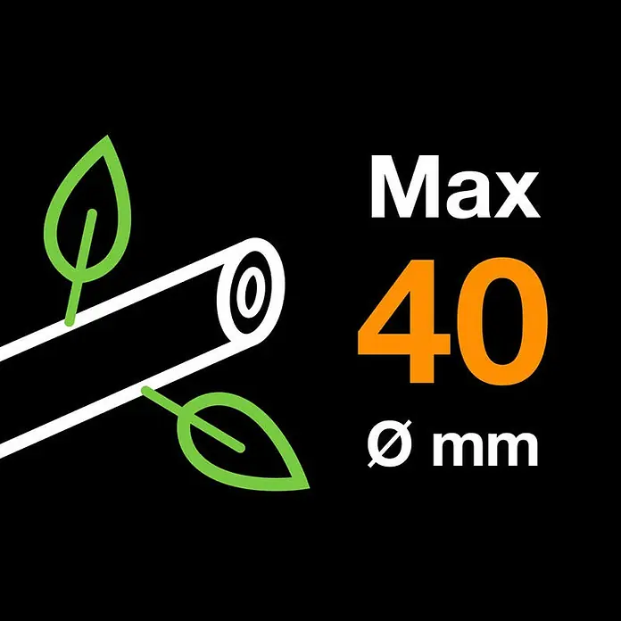 Fiskars PowerGear Hebel-Astschere L76 - Bypass, Max. Aststärke: 28 mm - Skizze