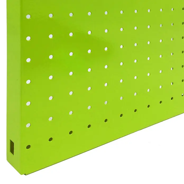 Simonrack Simonboard Lochwand - L x B x H: 30 x 30 x 3,5 cm, Grün - Detailaufnahme
