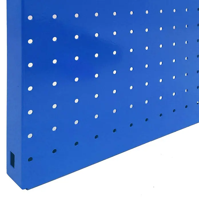 Simonrack Simonboard Lochwand - L x B x H: 30 x 30 x 3,5 cm, Blau - Detailaufnahme