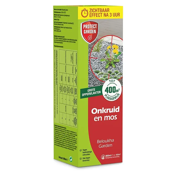 Protect Garden Onkruidbestrijding Beloukha - 900 ml, Concentraat - Diagonaal zicht