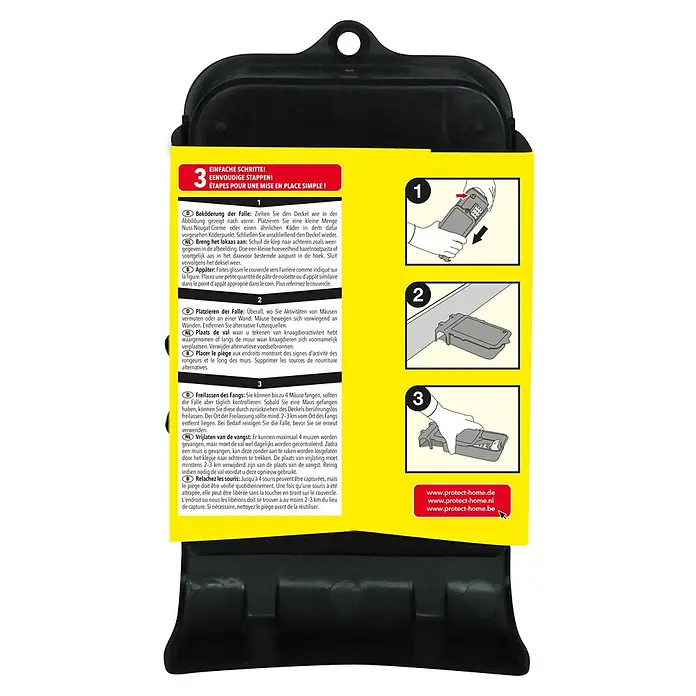 Protect Home Muizenval Catch Hold - Levendval - Achteraanzicht