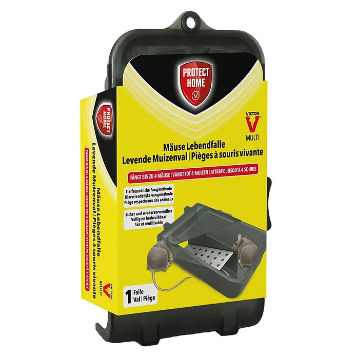 Protect Home Muizenval Catch Hold - Levendval - Diagonaal zicht