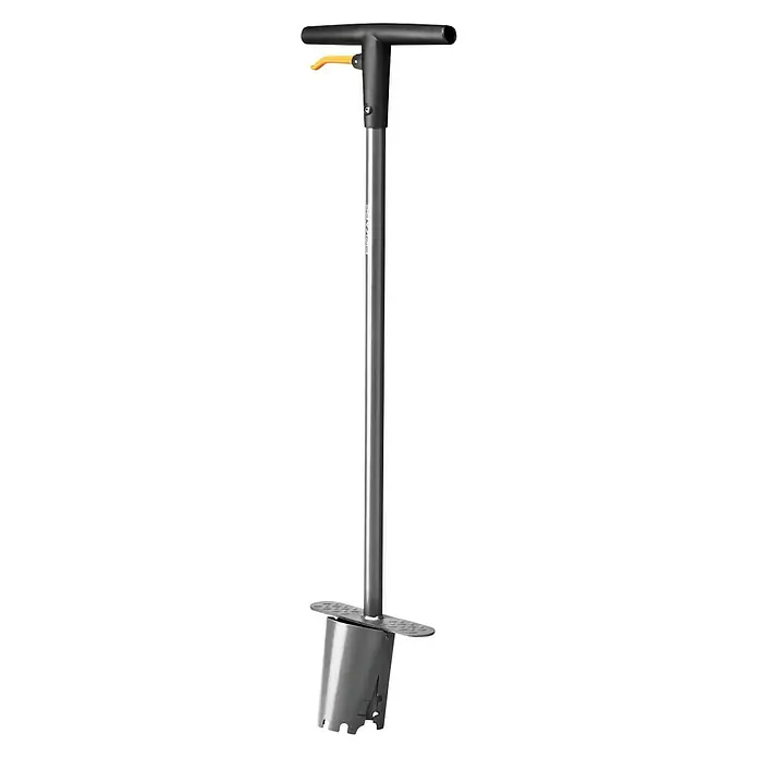 Fiskars Hand-Blumenzwiebelpflanzer - Länge: 100 cm - Diagonale Ansicht