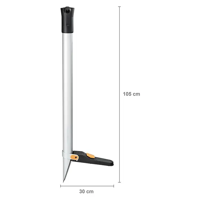 Fiskars Xact Hand-Blumenzwiebelpflanzer - Länge: 105 cm - Skizze