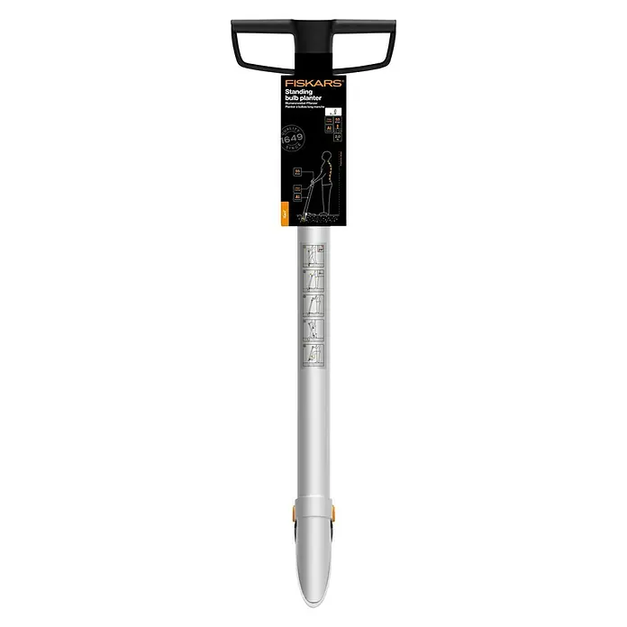 Fiskars Xact Hand-Blumenzwiebelpflanzer - Länge: 105 cm - Vorderansicht