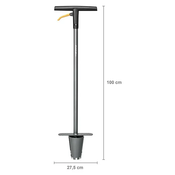 Fiskars Hand-Blumenzwiebelpflanzer - Länge: 100 cm - Skizze