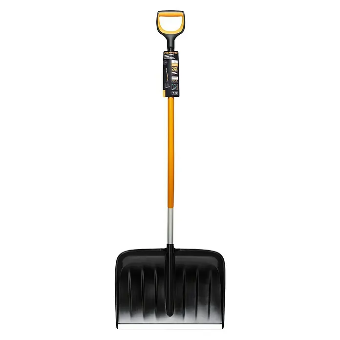 Fiskars X-series Schneeschieber - Breite: 53 cm, Ergostiel - Vorderansicht