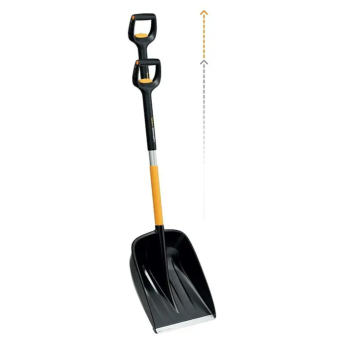 Fiskars X-series Schneeschaufel - Breite: 36,2 cm, Teleskopstiel - Skizze