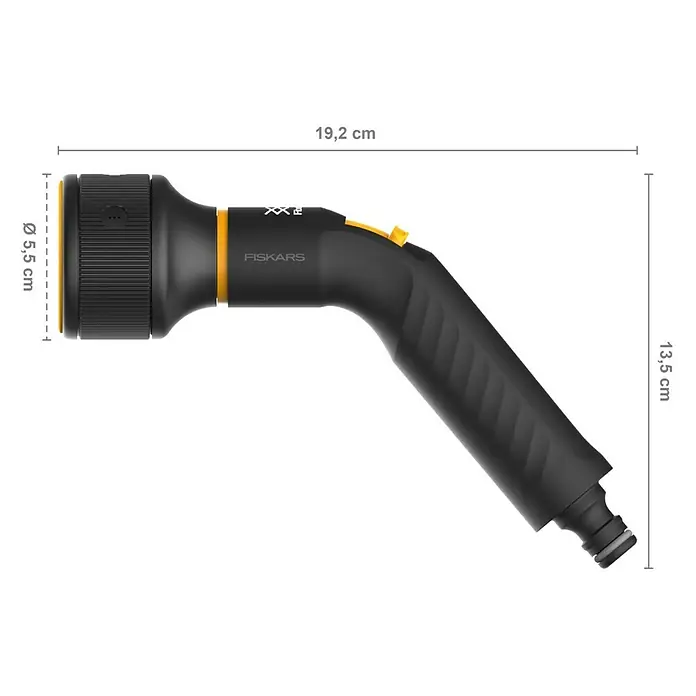 Fiskars FiberComp Sprühpistole - Anzahl Sprühformen: 3 - Skizze