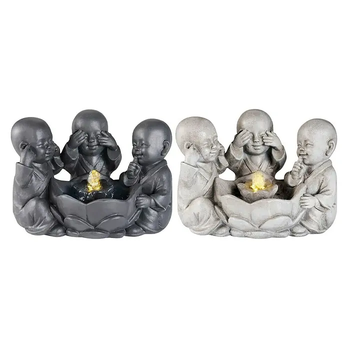 Fuente LED Scalea - 24 x 32,5 x 21 cm, Gris, Fuente LED - Vista frontal