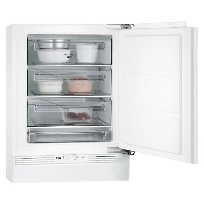 AEG Congelador ABB682F1AF - Contenido útil total: 95 l, 54,7 x 59,6 x 81,9 cm, Blanco - Producto en uso