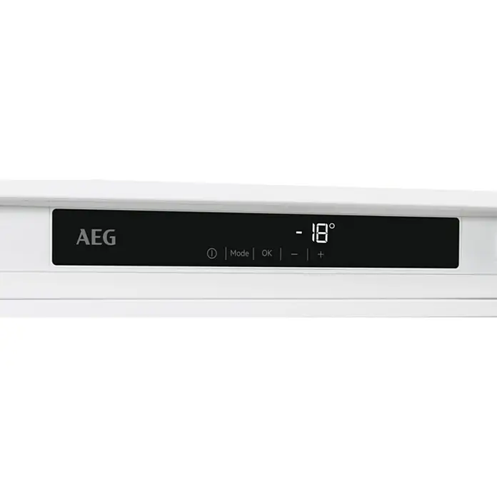 AEG Congelador ABE818F6NS - Contenido útil total: 204 l, 54,9 x 54 x 177,2 cm, Blanco - Primer plano