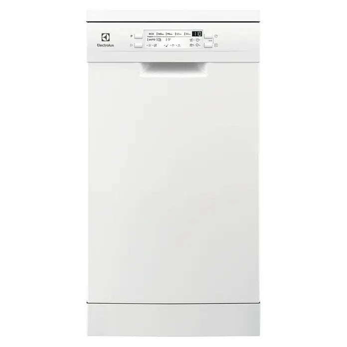 Electrolux Lavavajillas ESA22100SW - Apto para: 9 cubiertos, L x An x Al: 61,5 x 44,6 x 85 cm - Vista frontal