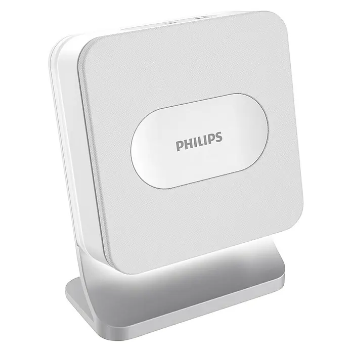 Philips Juego de timbre inalámbrico WelcomeBell - Alcance: 300 m, IP65, Número de enchufes Schuko: 0 - Vista angular