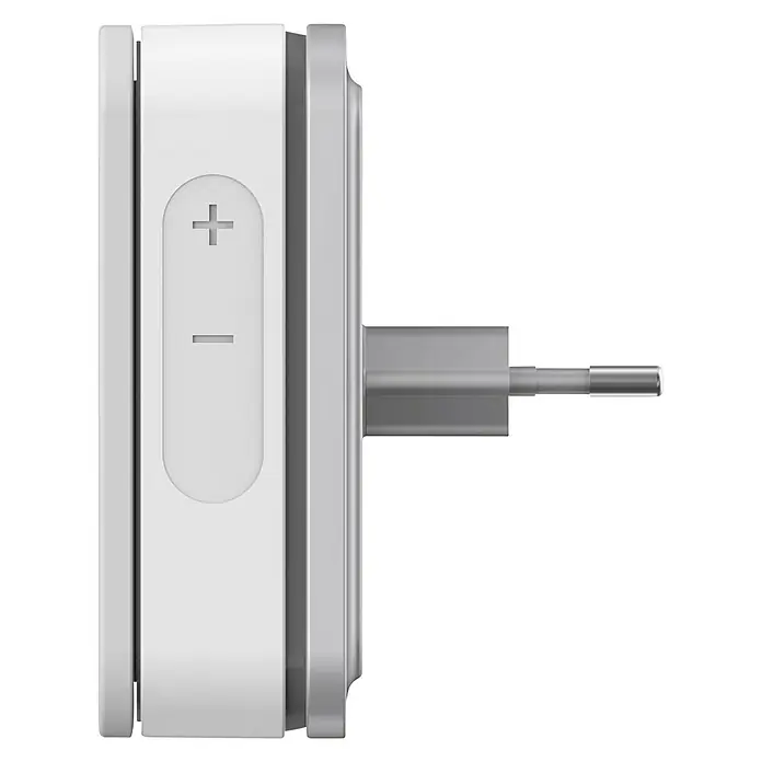 Philips Juego de timbre inalámbrico WelcomeBell - Alcance: 300 m, IP65, Número de enchufes Schuko: 1 - Vista de perfil derecho