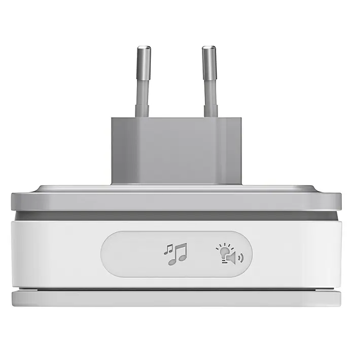 Philips Juego de timbre inalámbrico WelcomeBell - Alcance: 300 m, IP65, Número de enchufes Schuko: 1 - Vista descendente
