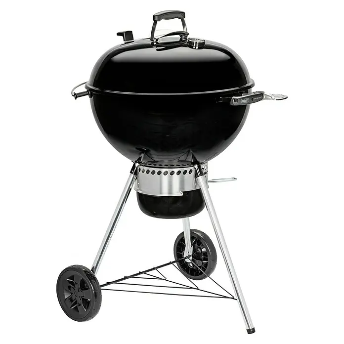 Weber Master-Touch GBS Kugelgrill E-5750 - Schwarz, Hauptgrillfläche: Ø 54 cm - Diagonale Ansicht