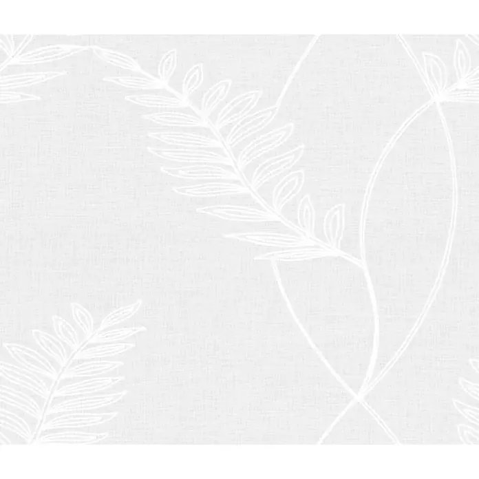 Visillo para ventana UGO - An x Al: 140 x 250 cm, 100% poliéster, Blanco - Primer plano