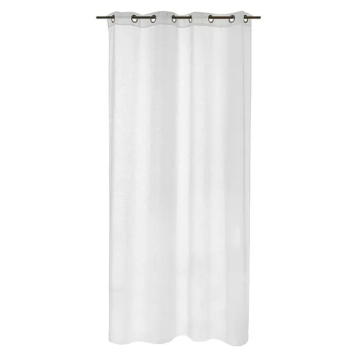 Visillo para ventana Texas Eco - An x Al: 140 x 250 cm, 100% poliéster, Crudo - Vista frontal