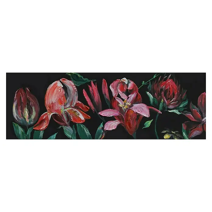 Ručno oslikana slika - Materijal: Drvo, Š x V: 90 x 30 cm - Pogled s gornje strane
