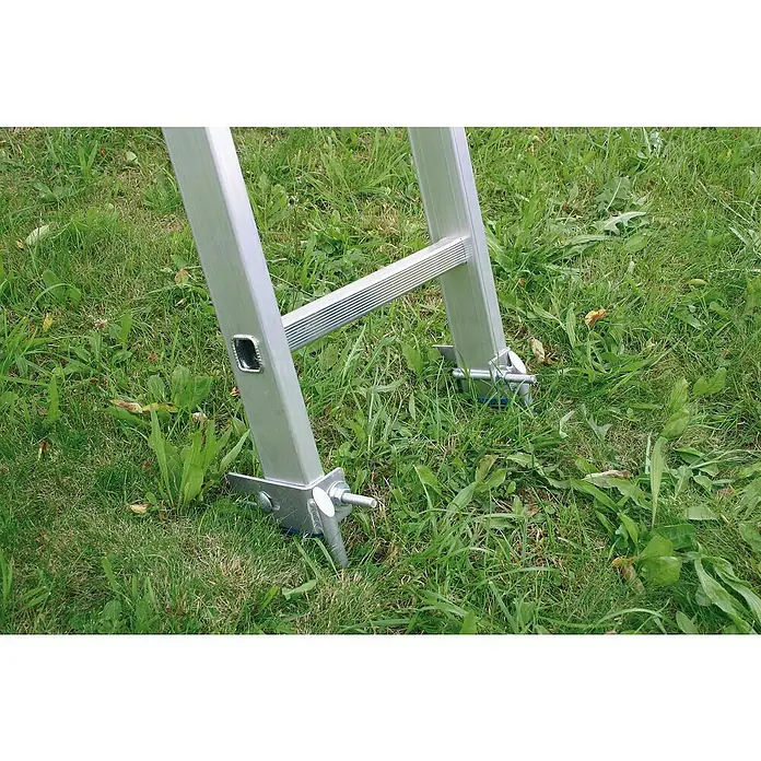 Krause Létra felső készlet - Alkalmas: furat keresztmetszete 64 x 25 mm – 97 x 25 mm, Alumínium - Közeli felvétel