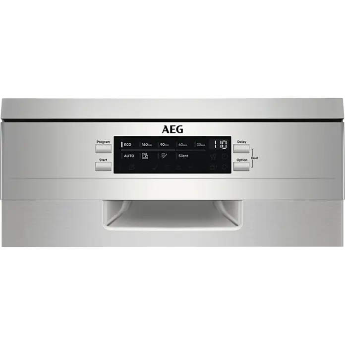 AEG Lavavajillas FFB62407ZM - Apto para: 9 cubiertos, L x An x Al: 61,5 x 44,5 x 85 cm - Primer plano