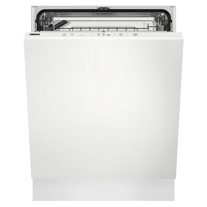 Zanussi Lavavajillas integrable ZDLN2521 - Apto para: 13 cubiertos, 55 x 59,6 x 81,8 cm - Vista frontal