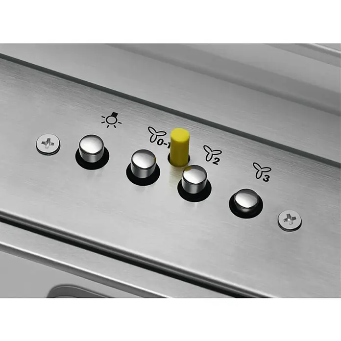 Electrolux Campana integrable LFP536X - Ancho: 56 cm, Potencia de aire máx.: 600 m³/h, Acero inoxidable - Primer plano