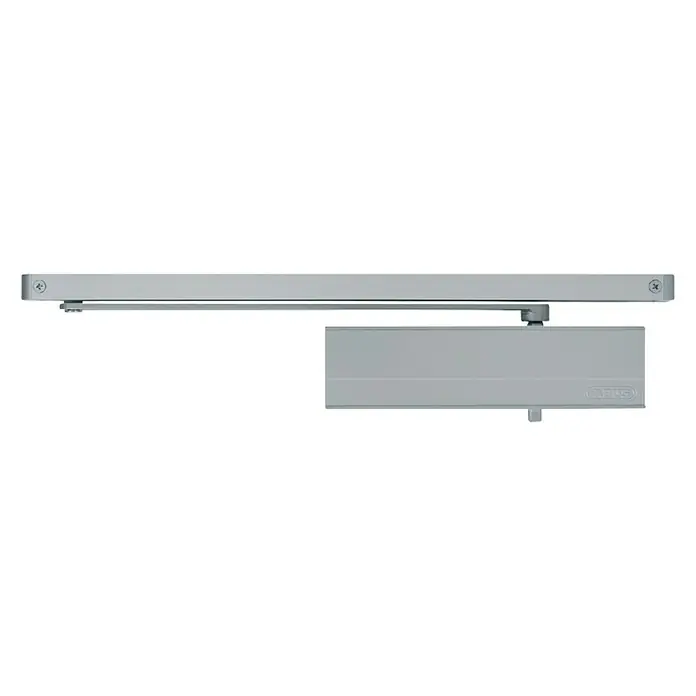 Abus Cerrador de puertas DC13303 - Plateado, Específico para: Puertas de hasta 60 kg, Puertas de hasta 950 mm - Vista de perfil derecho