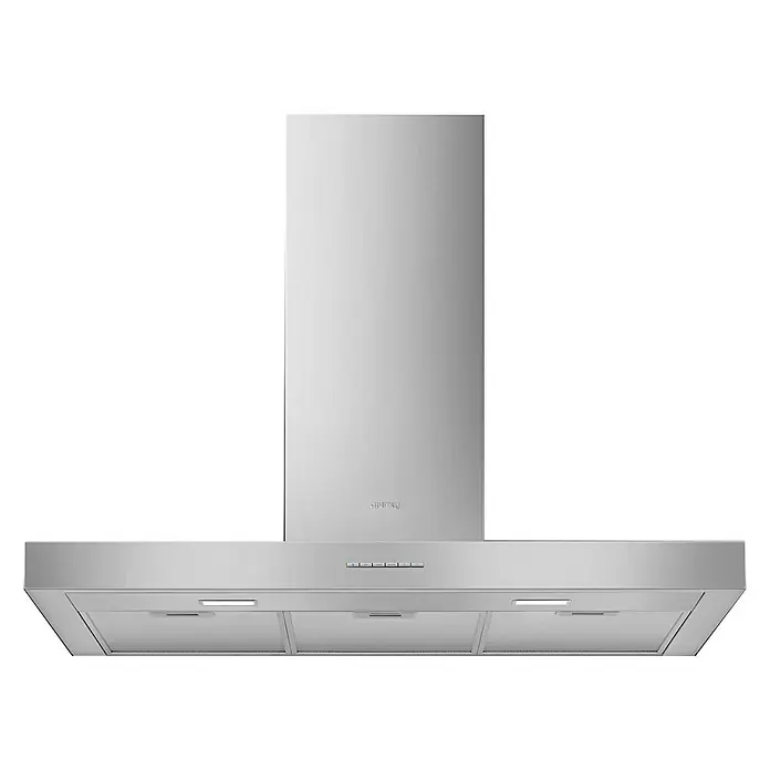 Smeg Campana decorativa KBT900XE - Ancho: 90 cm, Potencia de aire máx.: 480 m³/h, Acero inoxidable - Vista frontal