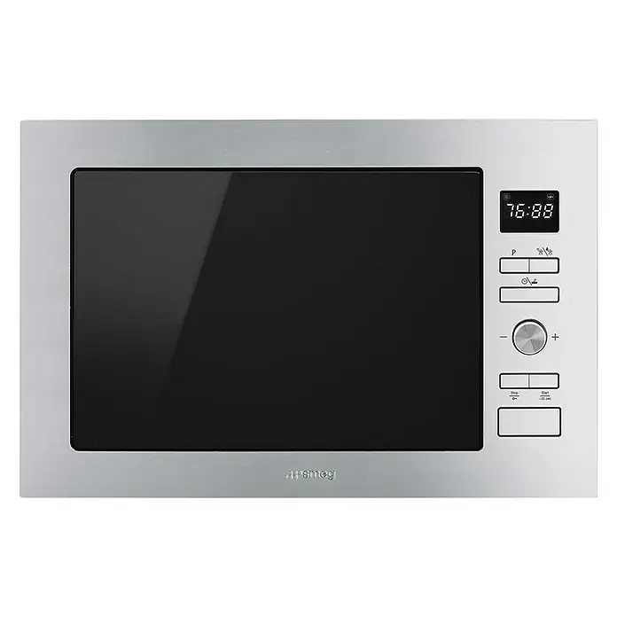 Smeg Microondas empotrado integrado FMI425X - 900 W, 25 l - Vista frontal