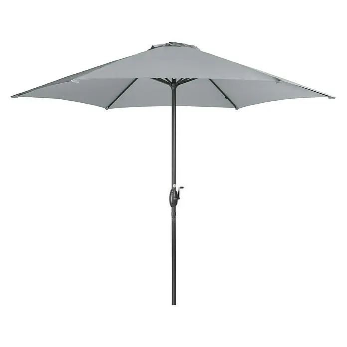 Derby Basic Lift Suncobran Basic Lift Neo 300 - Svjetlo-sive boje, Promjer: 300 cm - Pogled sprijeda