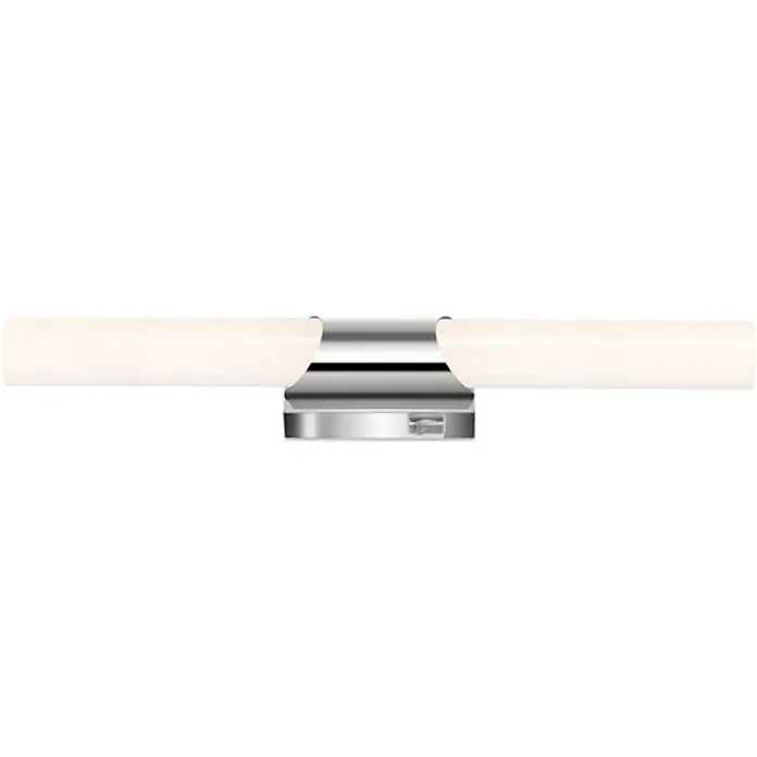 Briloner Aplique LED para espejo Klak - 11 W, L x An x Al: 6,8 x 6,5 x 47 cm, Blanco neutro - Primer plano