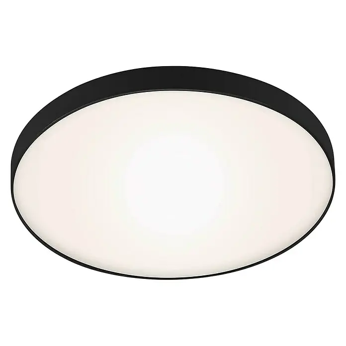Briloner Plafón LED redondo Malbona - 13 W, Ø x Al: 28,5 x 6,5 cm, Blanco neutro - Vista angular