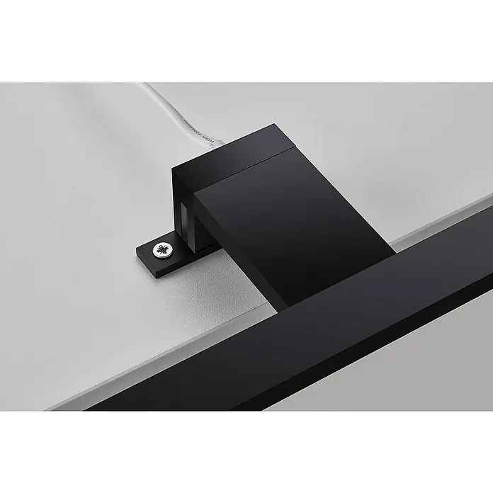 Briloner Aplique LED para espejo Dun - 8 W, L x An x Al: 10 x 60 x 3,6 cm, Blanco neutro - Primer plano