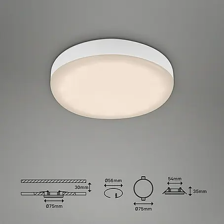 Briloner  Foco empotrable Plat