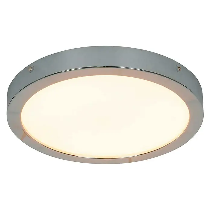 Briloner Plafón LED Bosca - 21 W, Plateado, Ø x Al: 30 x 3,2 cm, Blanco neutro - Producto en uso