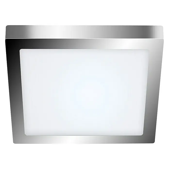 Briloner Plafón LED Bosca - 21 W, L x An x Al: 30 x 30 x 3,2 cm, Blanco neutro - Vista angular