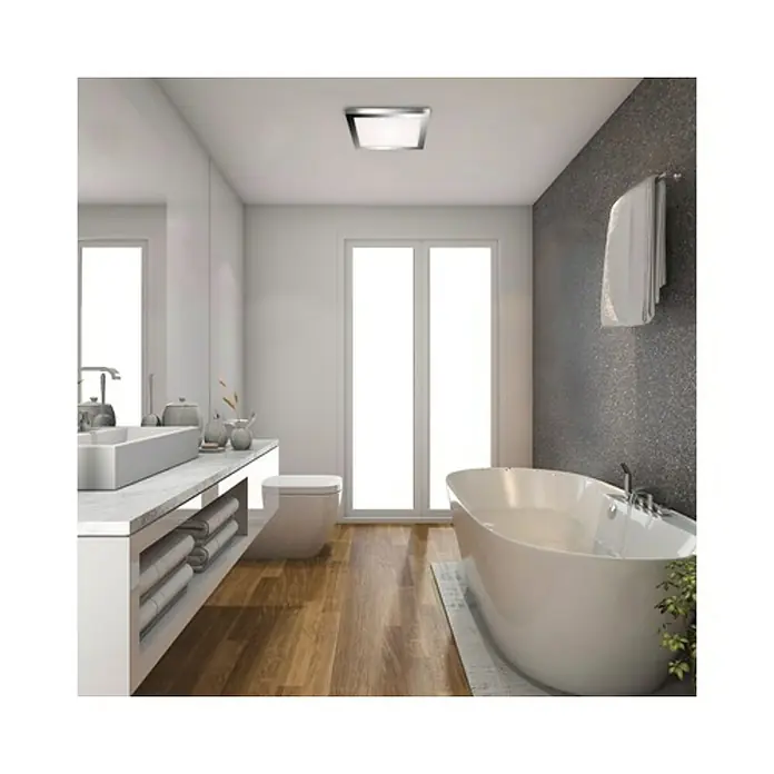 Briloner Plafón LED Bosca - 21 W, L x An x Al: 30 x 30 x 3,2 cm, Blanco neutro - Foto ambiente