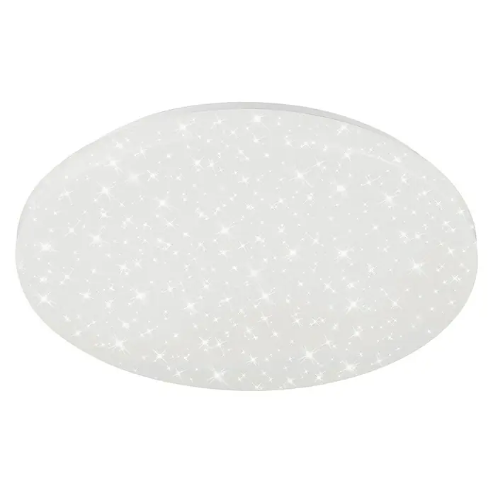 Briloner Plafón LED redondo Brili - 18 W, Ø x Al: 38,5 x 7,5 cm, Blanco neutro - Vista angular