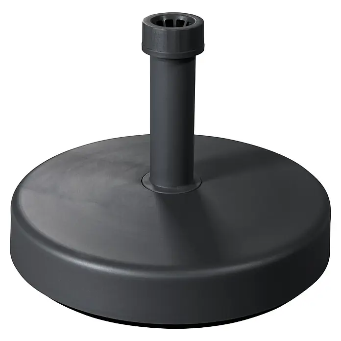 Doppler Stalak za suncobran, okrugli - Može se ispunjavati, Ø x V: 45 x 11 cm, Antracit - Dijagonalni pogled