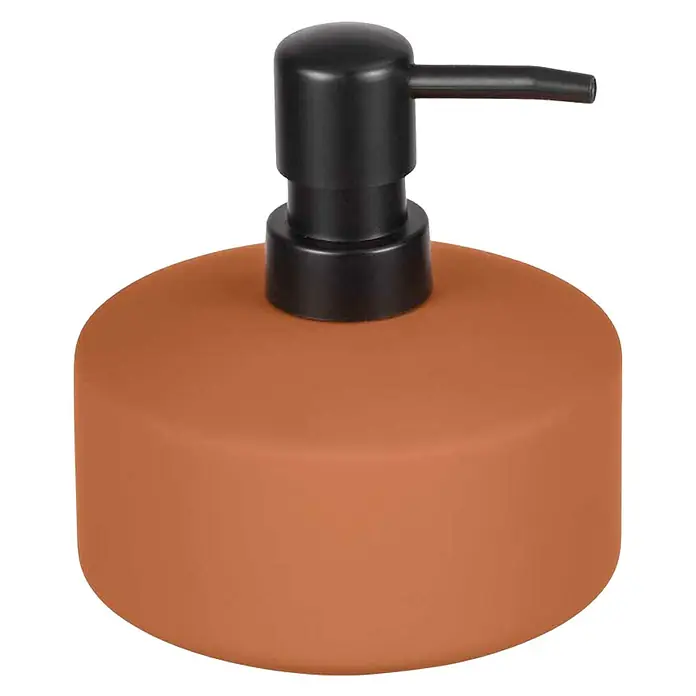 Wenko Seifenspender Avellino - Keramik, Terracotta - Rechte Seitenansicht