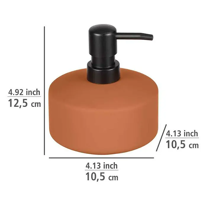 Wenko Seifenspender Avellino - Keramik, Terracotta - Skizze