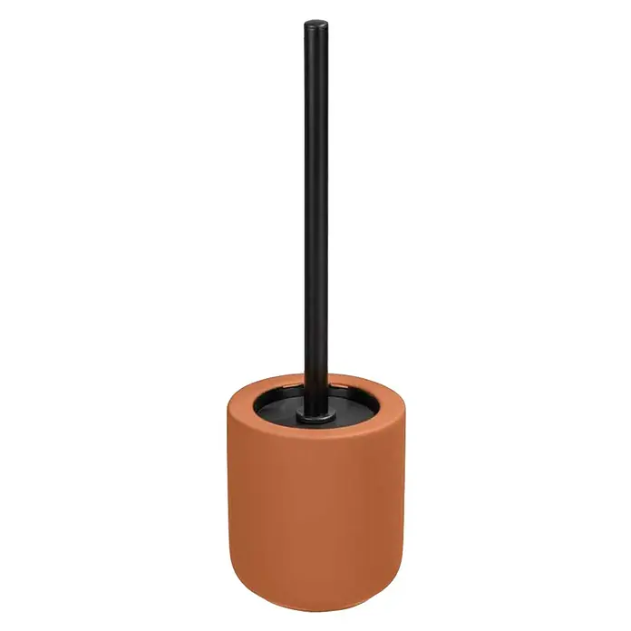 Wenko WC-Bürstengarnitur Avellino - Keramik, Terracotta - Vorderansicht