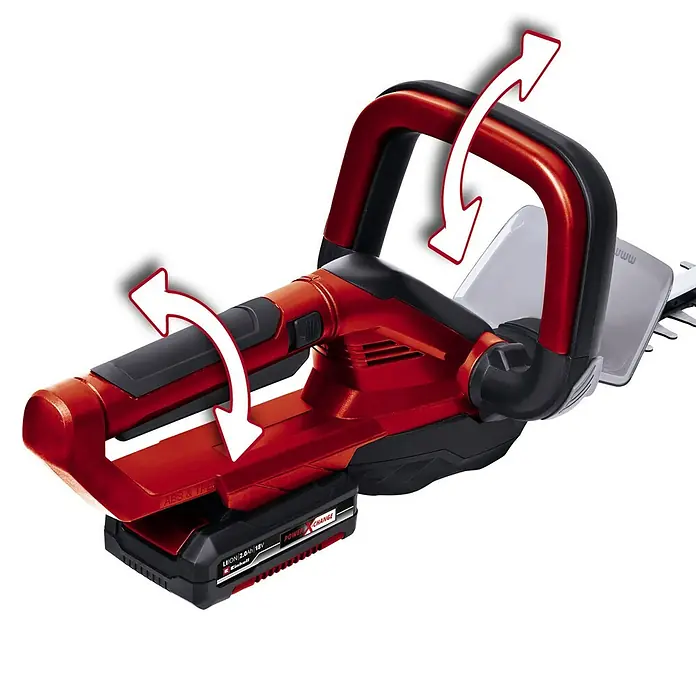Einhell Akumulatorske škare za živicu GC-CH 1855/1 Li Kit - 18 V, Litij-ionska, 2,5 Ah, 1 baterija - Skica